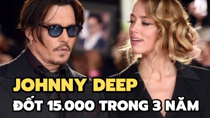 Johnny Depp đốt 15.000 tỷ trong 3 năm, nợ nần chồng chất sau cuộc hôn nhân với Amber Heard