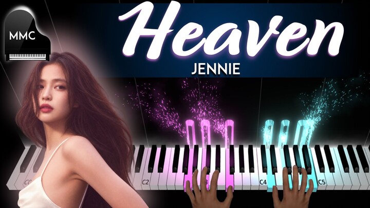 Heaven by Jennie piano cover/tutorial + sheet music + lyrics