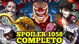 One Piece SPOILER 1058: COMPLETO, Capitulo Espectacular!!!