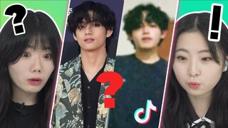 Why is BTS V appearing on a TikTok in the Philippines? Korean HS students' reaction to Filipino V?!