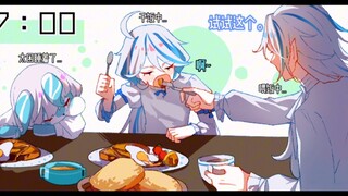 那维莱特之平凡的一天。画:naranakiri
