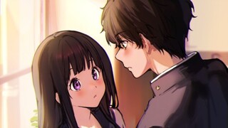 [Hyouka/Hotaro Oregi] Oregi depan (Chitanda) adegan hemat energi (penasaran)