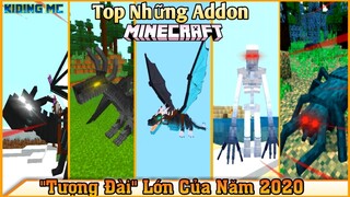 Top Những "Tượng Đài" Addon Minecraft Pe Hay Nhất Trong Năm 2020 Mà Bạn Nên Biết! | KIDING