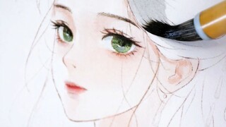 من منكم ما زال يستخدم أقلام التلوين القابلة للذوبان في الماء، يرجى رفع يده~