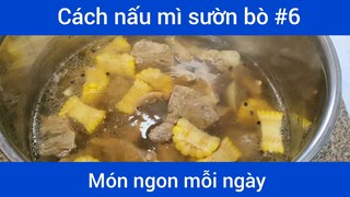 Nấu mì sườn bò p6