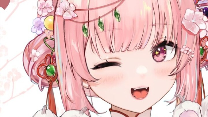 [Live2D model display] Let’s take a look at what the pink cat looks like, which took two and a half 