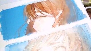 【Watercolor Eyes】Cracked! Caught off guard! Does saving work? Draw to the end! Put down your paintbr