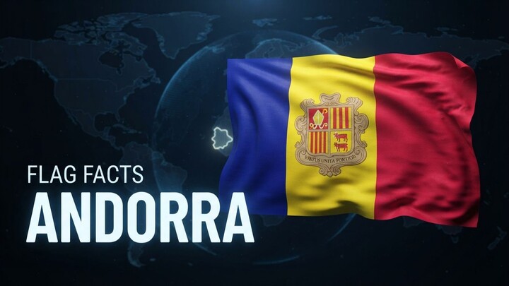 Andorra Flag 🇦🇩 | 3D Animated Flag & Flag Facts