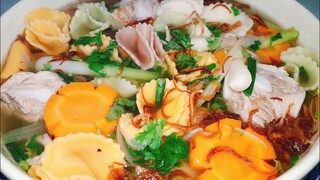 Cách Làm Nui Nấu Sườn Ngon Nhất#Món Ngon Nhà Làm# Món Điểm Tâm Sáng Ngon#Hương Vị Miền Đông #T131