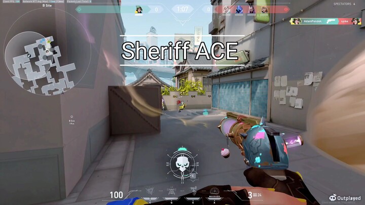 My First Ever ACE with Sheriff