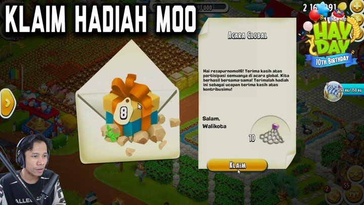 Ulang Tahun Hay Day | Klaim hadiah MOo