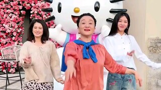 【唐诡三】喜君，娅，逍遥婶婶三人练习广场舞，精神状态好极了。