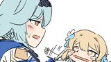 [Genshin Impact Audio Comics] Người cô tóc xanh này bắt nạt tôi!