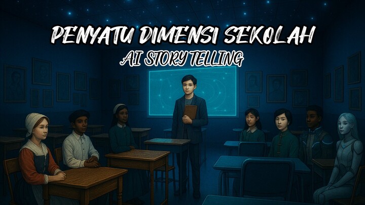 PENYATU DIMENSI SEKOLAH | AI STORY TELLING (CERITA FANTASI)
