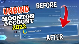 HOW TO UNBIND MOONTON ACCOUNT 2022 | HOW TO DISCONNECT MOONTON ACCOUNT | MOBILE LEGENDS