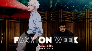 fashion week - blackbear [edit audio]
