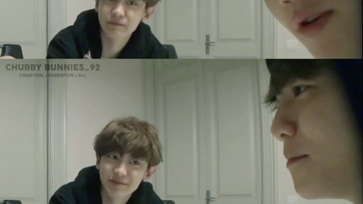 [Blindingly White] As everyone knows, Baekhyun’s neck is super sensitive, so Chan-yeol just… a sweet