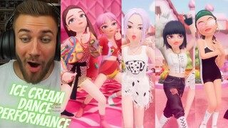 BLACKPINK X Selena Gomez - 'Ice Cream' DANCE PERFORMANCE VIDEO (in ZEPETO) - REACTION