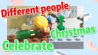 Different people Celebrate Christmas