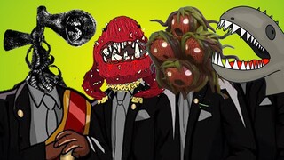 EPIC BATTLE Siren Head VS SCP-4910 VS Tree Head VS Behemoth - Coffin Dance Astronomia COVER