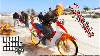 GTA 5 Mod - Ghost Rider Ma Tốc Độ Săn Lùng Zombie