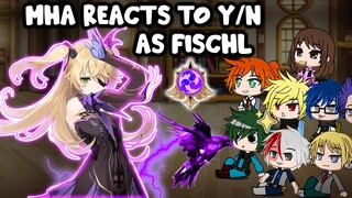 MHA/BNHA Reacts to y/n as Fischl (Genshin Impact) || Gacha Club || Part 12