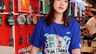Sân bóng nào xa xỉ thế này, #cầu lông còn được thử miễn phí! #Kangfa Sports#Yonex