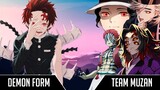 Who is Strongest - Tanjiro vs Team Muzan