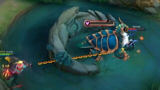 SUHU CURI TURTLE 2X TANPA PERLAWANAN FRANCO BEST HOOK | MOBILE LEGENDS