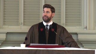 John Krasinski '01 delivers Brown University's Baccalaureate address, “What do I know?"