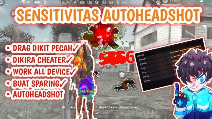 SENSITIVITAS AUTOHEADSHOT FREEFIRE DARI BSK LIEE😳😳