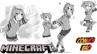 【Minecraft Russianขนานนามการ์ตูน】Go! ออกไปกับฉัน!