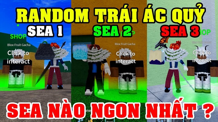 Random Trái Ác Quỷ Tại 3 Sea Bất Ngờ Toàn Trái Mythical Trong Blox Fruits ?