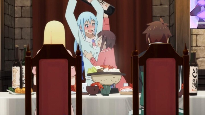 Detail yang kamu abaikan, Aqua diserang oleh Megumin di bagian dada