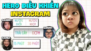 Mặp Doram THỬ THÁCH 24h HERO TEAM ĐIỀU KHIỂN INSTAGRAM