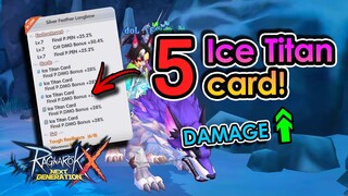 [ROX] I Spent ALL My Crystals on THIS… 5 Ice Titan Cards DPS Test SHOCKS Me! | King Spade