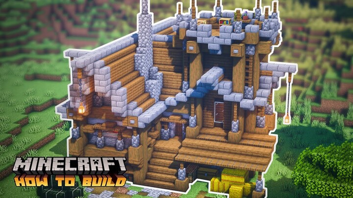 Minecraft How to Build Medieval Farmhouse - Bilibili