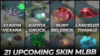 Update 21 Upcoming Skin in Mobile Legends!! Gusion & Hanabi VENOM?? | Skill Effect Only