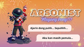 ARSONIST: Magang dikit ngaruh banget!!! (Ditembak BlackJack) | SUPER SUS