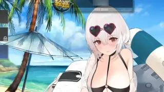 [Azur Lane] Sirius L2D Swimsuit Demo with Special Touch