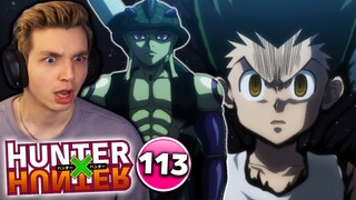 GON SEES THE KING... | Hunter x Hunter Episode 113 REACTION!