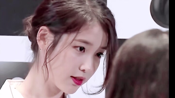 IU has a touching face
