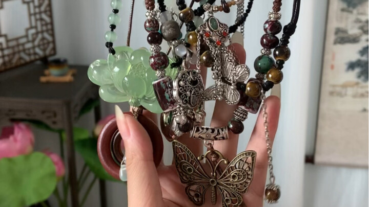 Tổng hợp vòng cổ phong cách Tân Trung Quốc | Những mẫu hot gần đây đều có ở đây rồi～ Giá hầu hết chỉ