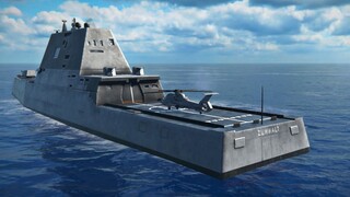 USS ZUMWALT in current version Gameplay | Modern Warships
