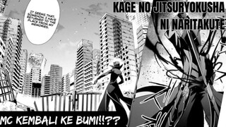 SPOILER ALERT!!! KEMBALI KE BUMI SEBAGAI SHADOW?! KAGE NO JITSURYOKUSHA NI NARITAKUTE