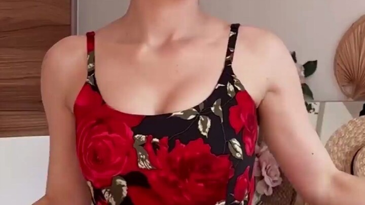A chic young woman who loves vintage fashion styles her outfits inspired by different eras and iconi