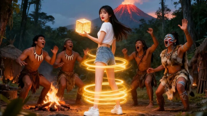 Terlempar ke suku primitif bangun tidur hamil empat bayi yang (YT)