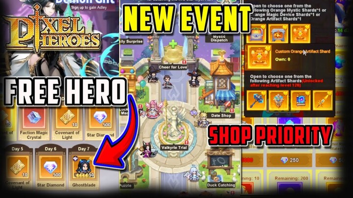 NEW Event Guide, Free SS TIER HERO Ghosblade Adley - Pixel Heroes Tales of Emond