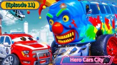 Hero Cars City (Episode 11) See Circles Monster Trucks