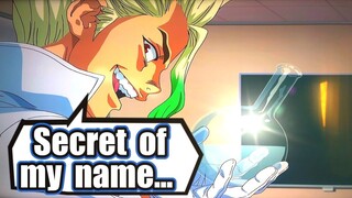 [Dr.Stone] Secret meaning in names in Japanese　#Shorts